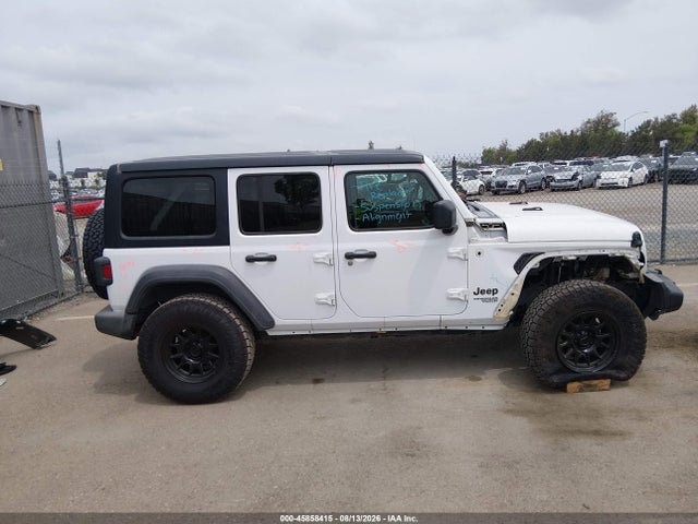 2021 Jeep Wrangler Unlimited Sport S 4x4 მანქანა იყიდება აუქციონზე, vin: 1C4HJXDN1MW630403, აუქციონის ნომერი: 45858415