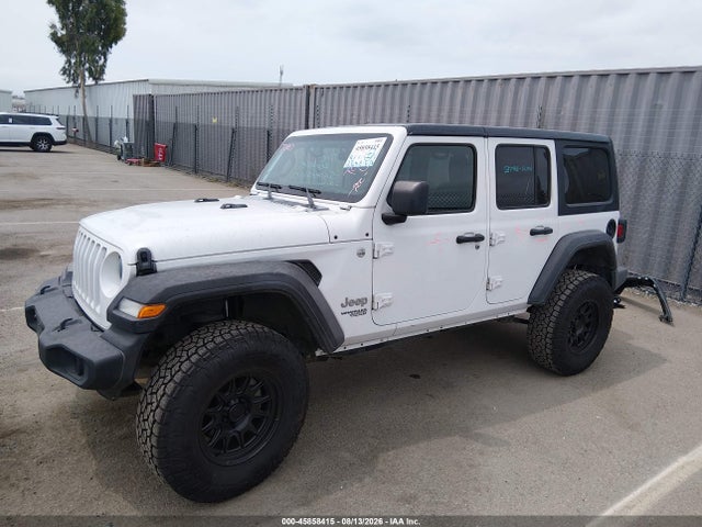 2021 Jeep Wrangler Unlimited Sport S 4x4 მანქანა იყიდება აუქციონზე, vin: 1C4HJXDN1MW630403, აუქციონის ნომერი: 45858415