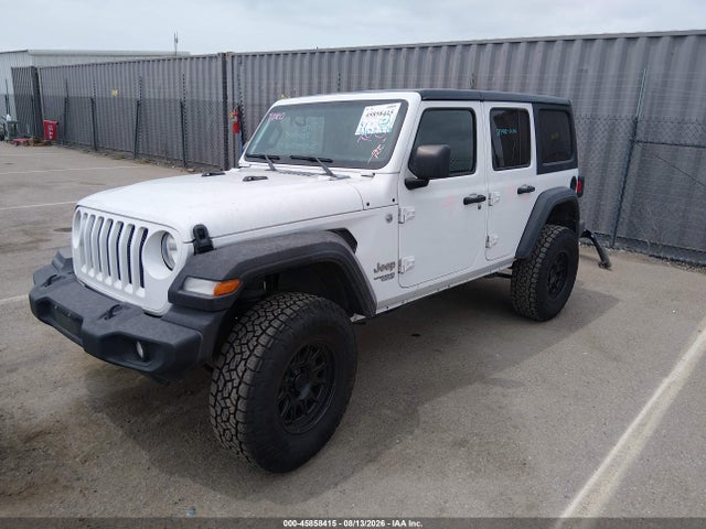 2021 Jeep Wrangler Unlimited Sport S 4x4 მანქანა იყიდება აუქციონზე, vin: 1C4HJXDN1MW630403, აუქციონის ნომერი: 45858415
