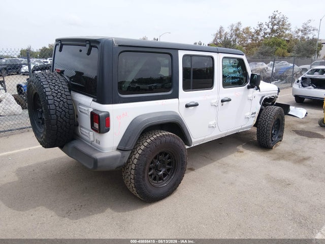 2021 Jeep Wrangler Unlimited Sport S 4x4 მანქანა იყიდება აუქციონზე, vin: 1C4HJXDN1MW630403, აუქციონის ნომერი: 45858415