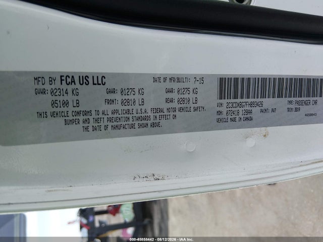 2C3CDXBG7FH893426 Dodge Charger Se