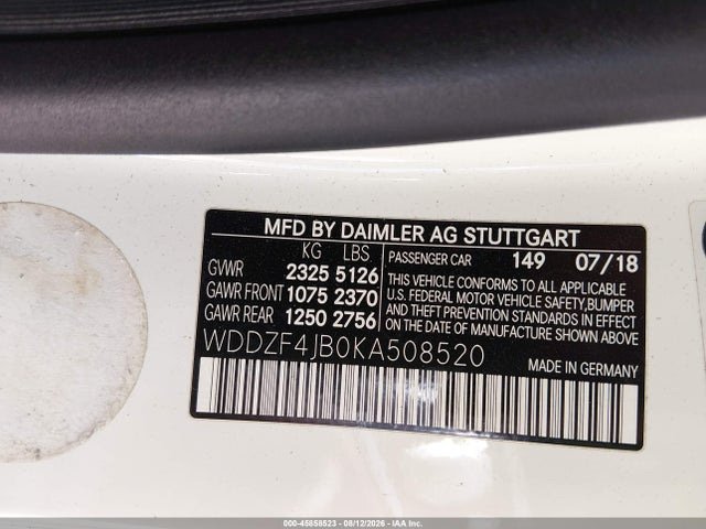 Mercedes-Benz E 300 2019 WDDZF4JB0KA508520 Image 9