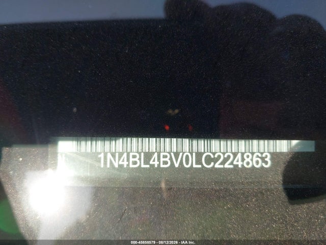 Продажа на аукционе авто 2020 Nissan Altima S Fwd, vin: 1N4BL4BV0LC224863, номер лота: 45858579