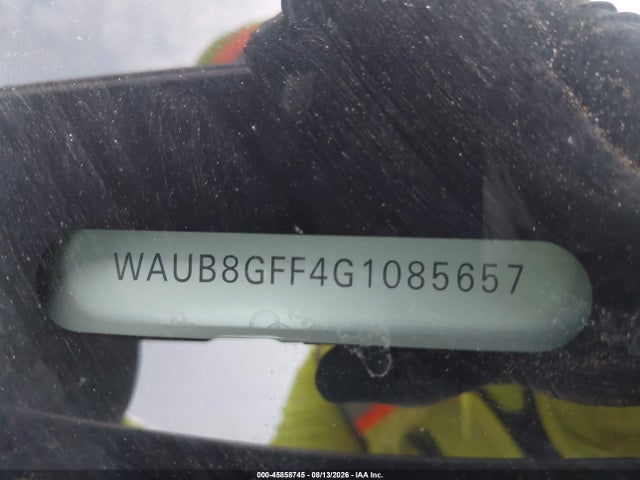 Продажа на аукционе авто 2016 Audi A3 2.0t Premium, vin: WAUB8GFF4G1085657, номер лота: 45858745