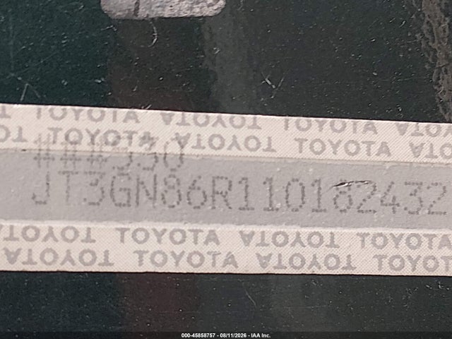 2001 Toyota 4runner Sr5 V6 მანქანა იყიდება აუქციონზე, vin: JT3GN86R110182432, აუქციონის ნომერი: 45858757