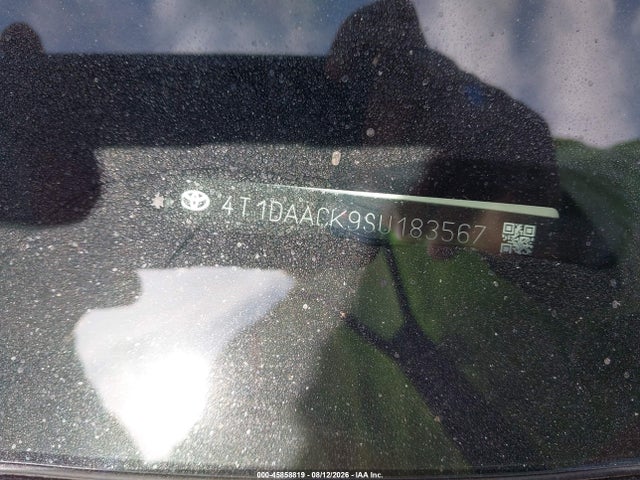 Aukcja sprzedaży 2025 Toyota Camry Xse, vin: 4T1DAACK9SU183567, numer aukcji: 45858819