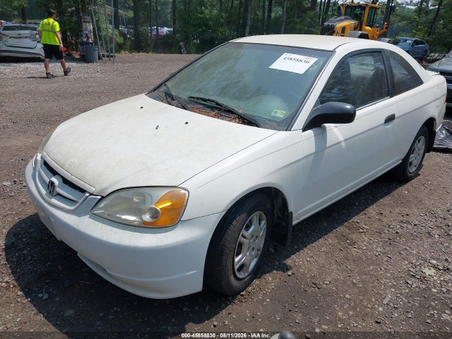 2001 Honda Civic Lx მანქანა იყიდება აუქციონზე, vin: 1HGEM22511L106165, აუქციონის ნომერი: 45858830