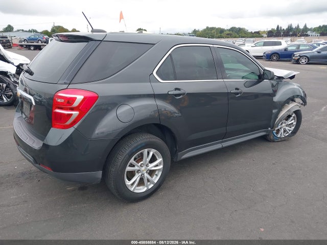 2017 Chevrolet Equinox Ls მანქანა იყიდება აუქციონზე, vin: 2GNFLEEK1H6261723, აუქციონის ნომერი: 45858884