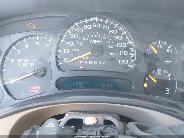 45858967 :رقم المزاد ، 3GNEK12T64G256469 vin ، 2004 Chevrolet Avalanche 1500 مزاد بيع
