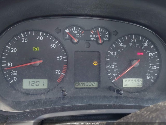 Продажа на аукционе авто 2001 Volkswagen Jetta Gls, vin: 3VWSB69M91M175192, номер лота: 45859030