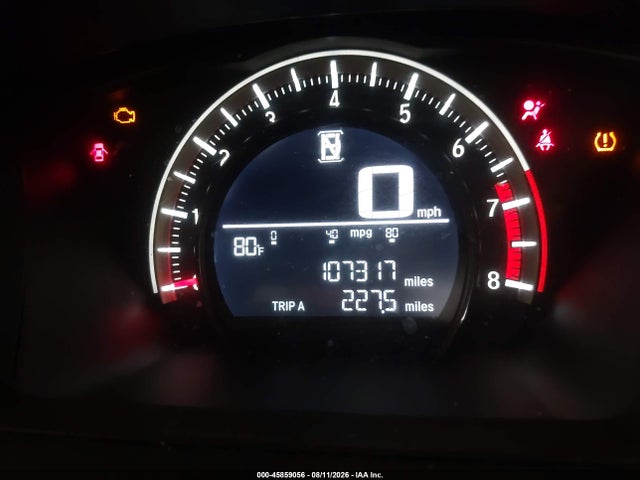 45859056 :رقم المزاد ، 19XFC2F59GE086457 vin ، 2016 Honda Civic Lx مزاد بيع