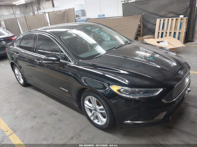 2018 Ford Fusion Hybrid Se მანქანა იყიდება აუქციონზე, vin: 3FA6P0LU0JR140447, აუქციონის ნომერი: 45859092