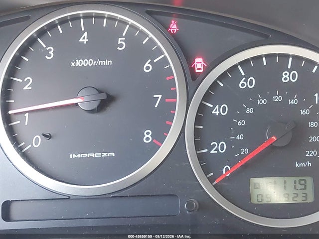 2007 Subaru Impreza Wrx Tr მანქანა იყიდება აუქციონზე, vin: JF1GD756X7G513398, აუქციონის ნომერი: 45859159