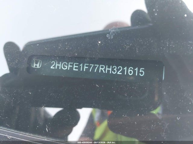 Продажа на аукционе авто 2024 Honda Civic Ex, vin: 2HGFE1F77RH321615, номер лота: 45859244