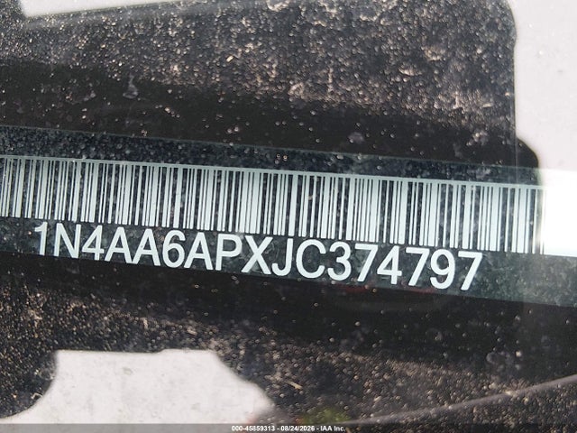 1N4AA6APXJC374797 Nissan Maxima 3.5 Sv