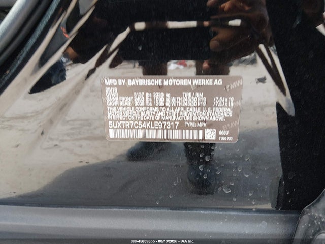 Aukcja sprzedaży 2019 Bmw X3 Sdrive30i, vin: 5UXTR7C54KLE97317, numer aukcji: 45859355