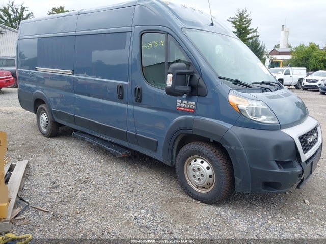 45859558 :رقم المزاد ، 3C6URVJG2LE108185 vin ، 2020 Ram Promaster 3500 Cargo Van High Roof 159 Wb Ext مزاد بيع