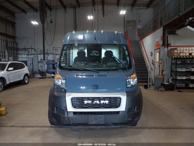 45859560 :رقم المزاد ، 3C6URVJGXLE124781 vin ، 2020 Ram Promaster 3500 Cargo Van High Roof 159 Wb Ext مزاد بيع