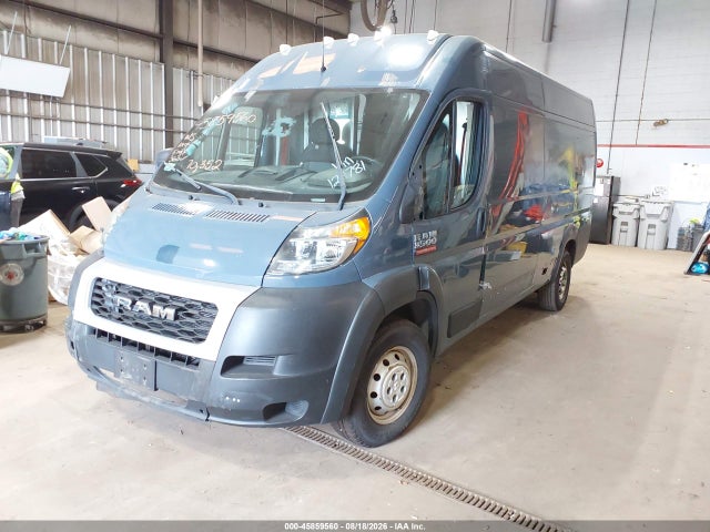45859560 :رقم المزاد ، 3C6URVJGXLE124781 vin ، 2020 Ram Promaster 3500 Cargo Van High Roof 159 Wb Ext مزاد بيع
