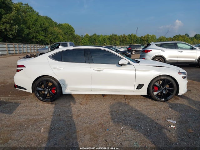 45859583 :رقم المزاد ، KMTG54TE3PU125495 vin ، 2023 Genesis G70 3.3t Rwd مزاد بيع