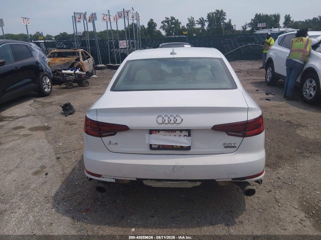 Продажа на аукционе авто 2018 Audi A4 2.0t Premium/2.0t Tech Premium, vin: WAUDNAF43JN013751, номер лота: 45859636
