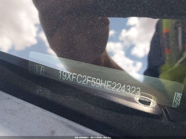 45859681 :رقم المزاد ، 19XFC2F59HE224323 vin ، 2017 Honda Civic Lx مزاد بيع