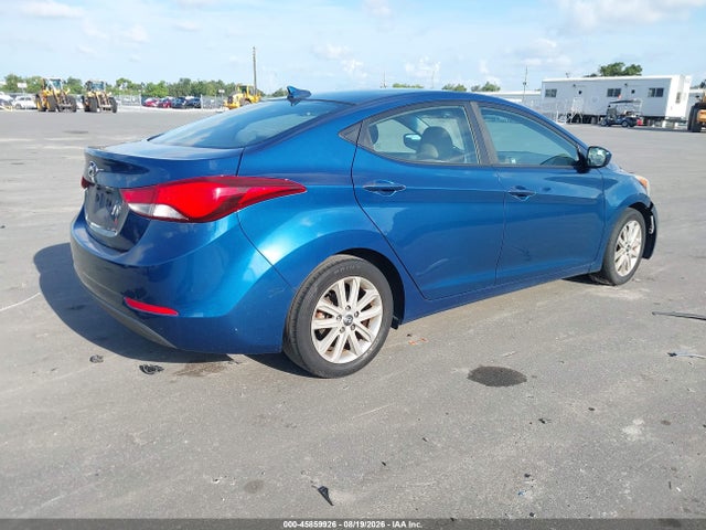 Продажа на аукционе авто 2016 Hyundai Elantra Se, vin: KMHDH4AE4GU544477, номер лота: 45859926