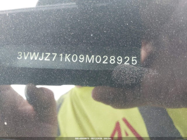 Aukcja sprzedaży 2009 Volkswagen Jetta S, vin: 3VWJZ71K09M028925, numer aukcji: 45859970