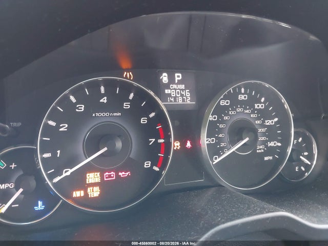 45860002 :رقم المزاد ، 4S4BRBCC8C3295055 vin ، 2012 Subaru Outback 2.5i Premium مزاد بيع