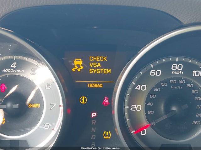 2012 Acura Mdx Technology მანქანა იყიდება აუქციონზე, vin: 2HNYD2H39CH506597, აუქციონის ნომერი: 45860040