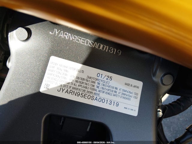JYARN95E0SA001319 Yamaha Mt09 Sp