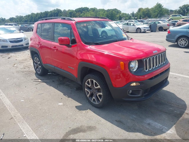 2016 Jeep Renegade Latitude მანქანა იყიდება აუქციონზე, vin: ZACCJBBT4GPD70336, აუქციონის ნომერი: 45860194