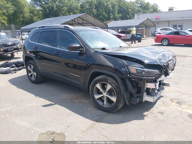 Продажа на аукционе авто 2019 Jeep Cherokee Limited 4x4, vin: 1C4PJMDX8KD156535, номер лота: 45860424