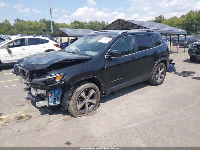 2019 Jeep Cherokee Limited 4x4 მანქანა იყიდება აუქციონზე, vin: 1C4PJMDX8KD156535, აუქციონის ნომერი: 45860424