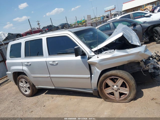 2010 Jeep Patriot Limited მანქანა იყიდება აუქციონზე, vin: 1J4NF4GB1AD519047, აუქციონის ნომერი: 45860486