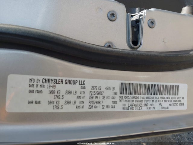 2010 Jeep Patriot Limited მანქანა იყიდება აუქციონზე, vin: 1J4NF4GB1AD519047, აუქციონის ნომერი: 45860486