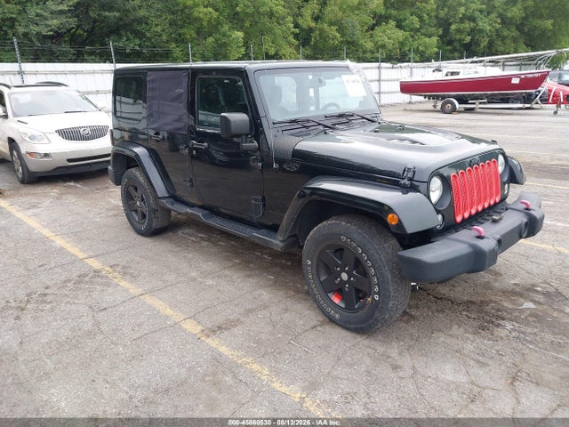 45860530 :رقم المزاد ، 1C4BJWEG8FL590521 vin ، 2015 Jeep Wrangler Unlimited Sahara مزاد بيع