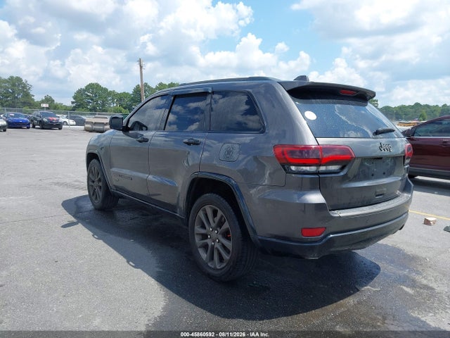45860592 :رقم المزاد ، 1C4RJEBG6GC336109 vin ، 2016 Jeep Grand Cherokee Limited 75th Anniversary مزاد بيع