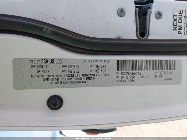 Chrysler 300C 2016 2C3CCAEG5GH243619 Image 9