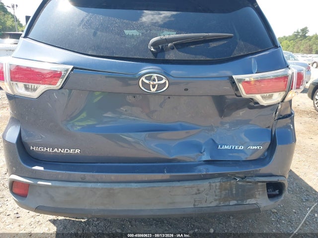 Toyota Highlander Limited V6 2015 5TDDKRFH4FS075352 Image 6