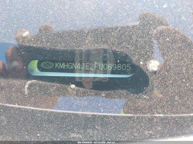 Продажа на аукционе авто 2015 Hyundai Genesis 3.8, vin: KMHGN4JE2FU069805, номер лота: 45860639