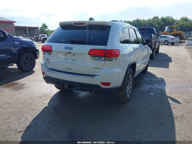 2015 Jeep Grand Cherokee Limited მანქანა იყიდება აუქციონზე, vin: 1C4RJFBGXFC918296, აუქციონის ნომერი: 45860645