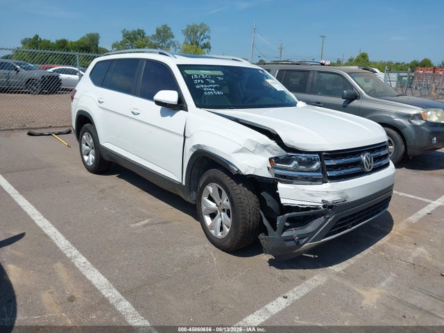 2018 Volkswagen Atlas 3.6l V6 Sel მანქანა იყიდება აუქციონზე, vin: 1V2MR2CA3JC555580, აუქციონის ნომერი: 45860656