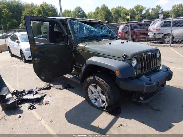 Aukcja sprzedaży 2015 Jeep Wrangler Sport, vin: 1C4GJWAG3FL564100, numer aukcji: 45860663