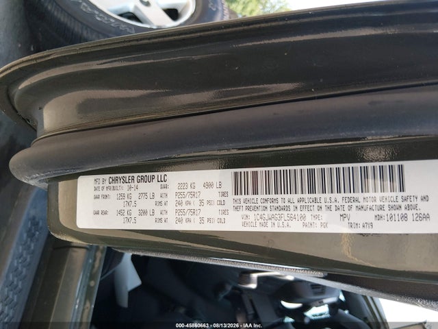 Aukcja sprzedaży 2015 Jeep Wrangler Sport, vin: 1C4GJWAG3FL564100, numer aukcji: 45860663