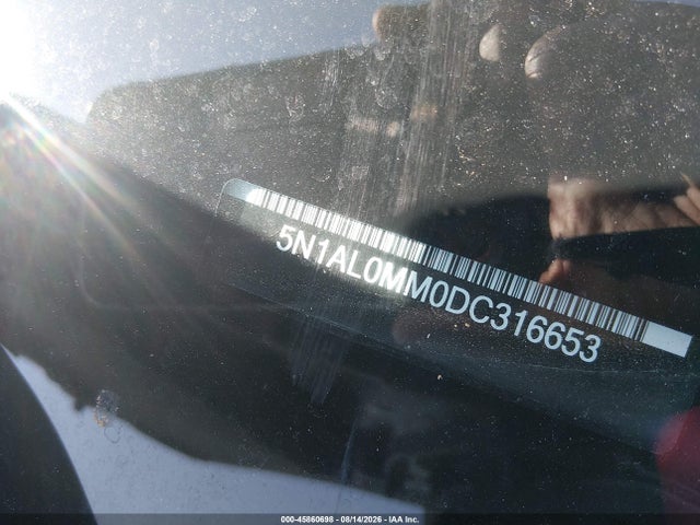Aukcja sprzedaży 2013 Infiniti Jx35, vin: 5N1AL0MM0DC316653, numer aukcji: 45860698
