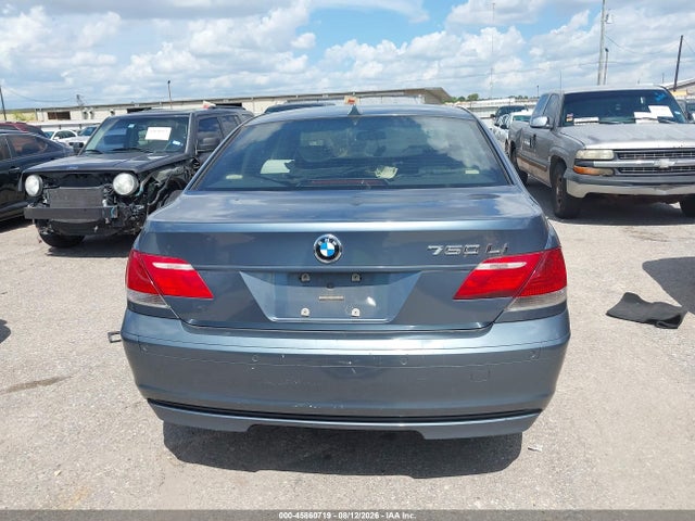 45860719 :رقم المزاد ، WBAHN83557DT66272 vin ، 2007 Bmw 750li مزاد بيع