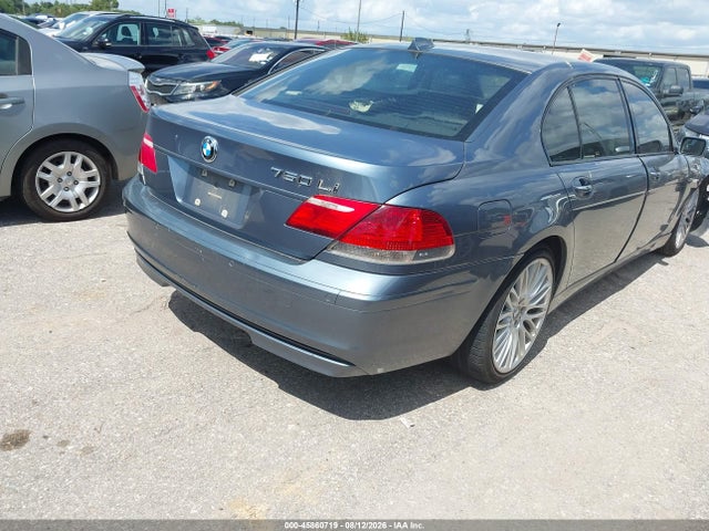 45860719 :رقم المزاد ، WBAHN83557DT66272 vin ، 2007 Bmw 750li مزاد بيع