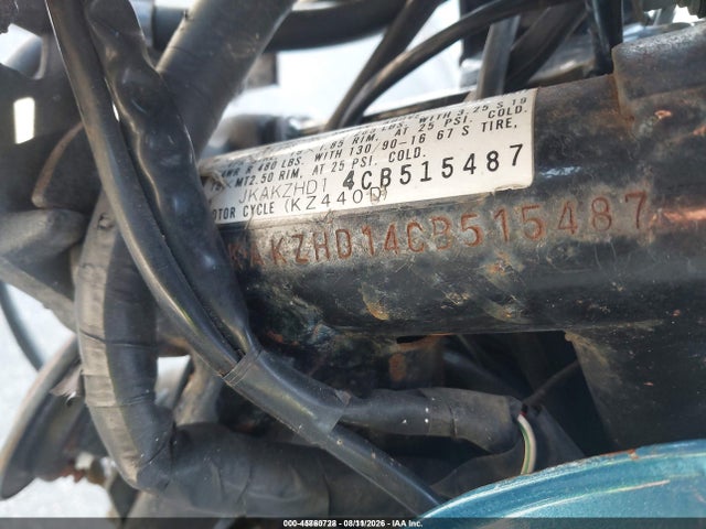 Aukcja sprzedaży 1982 Kawasaki Kz440 D, vin: JKAKZHD14CB515487, numer aukcji: 45860728