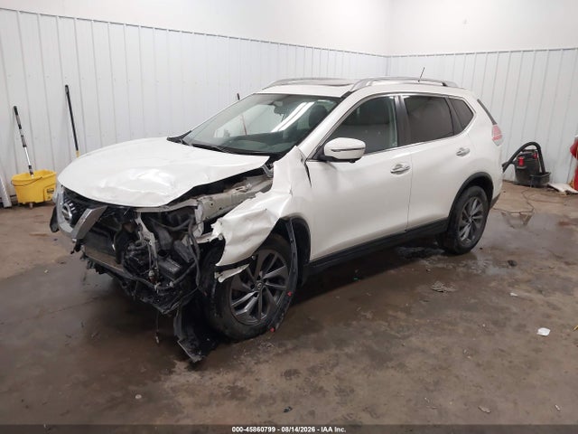 2016 Nissan Rogue Sl მანქანა იყიდება აუქციონზე, vin: 5N1AT2MV3GC779928, აუქციონის ნომერი: 45860799